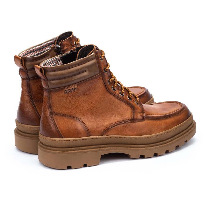 Men's Pikolinos OURENSE Ankle Boots Brown | NZ N8Q93A5